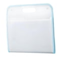 thumbnail image 3 of Carpeta de archivos portátil A4, bolsa para documentos, bolsa para guardar papeles de prueba, maletín versátil Azul, 3 of 9