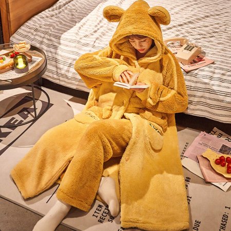 

DanceeMangoo Winter Pyjamas Plus Size XXL пижама женская Women Sleepwear женский Intensification pijamas Loose Version Medium Style Pajamas