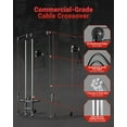 thumbnail image 3 of GloryStar Multi-Functional Power Cage with Cable Crossover, 1600lb Capacity Home Gym Squat Rack, 3 of 10