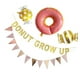 thumbnail image 1 of Kit de decoración para fiesta de cumpleaños con forma de donut, pancarta con temática de donuts y globos de látex. Donut Grow Up-F, 1 of 7
