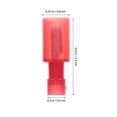 thumbnail image 2 of TABLZONE 100Pairs Red Nylon Wire Splice Connectors with Quick Connect Terminals for Home Wiring, 2 of 6