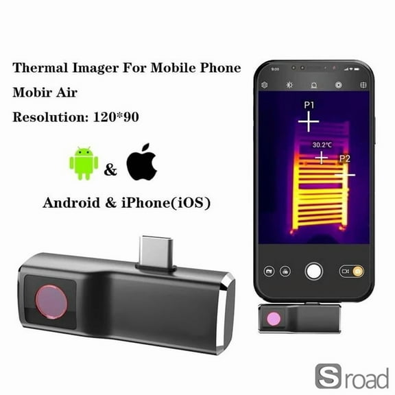 MobIR Air Thermal Camera Used for smartphones 25Hz Infrared Imaging Temperature Instruments