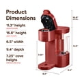 thumbnail image 6 of Keurig K-Express Essentials Red Single-Serve K-Cup Pod Coffee Maker, 6 of 15