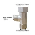 thumbnail image 1 of Brass Bidet T Adapter with Leak Proof Design Easy to Fit in Tight Spaces, 1 of 9