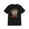 thumbnail image 3 of Men's Casual Crew Neck T-Shirt with "PHAT PHUC" Graphic - Funny China Buffet Slogan, Black Cotton Tee, Machine Washable - Ideal Gift for Men, Casual Sporty Tee, Comfy Tee, 3 of 6