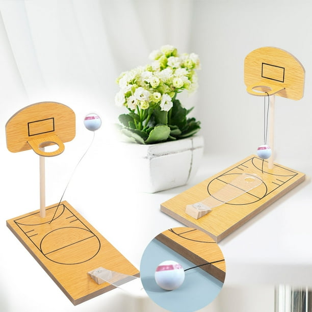 Juguetes y pasatiempos, Juguetes educativos, Juegos de mesa, Juegos de mesa, Mini juego de bolos de madera para escritorio, Juego de mesa de descompresión para interiores, Juego de mesa de baloncesto