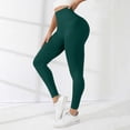 thumbnail image 5 of Celsior Compression Leggings Lightweight Slim Fit Pants No Curling Lift Pants Tummy Shaping Pants Resistance Band Leggings Booty Butt Lifting Leggings Sculpting Yoga Fitness Pants L, 5 of 9