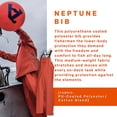 thumbnail image 4 of Grundens Men s Neptune Commercial Fishing Bib Pants Waterproof, Adjustable Large Orange, 4 of 6