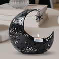 thumbnail image 1 of Candelabro Eid Mubarak Macarena Candelero de Metal Negro, 1 of 8