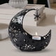 thumbnail image 2 of Candelabros de metal con forma de media luna para decoración de Eid Mubarak, ideal para bares, restaurantes, fiestas y centros de mesa. Negro, 2 of 9