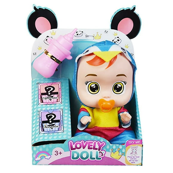 Compatible Withanimal Toy Doll 6 Inch Crying Doll Rebirth Silicone Doll Blind Box 2