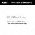 thumbnail image 2 of MAX Advanced Brakes - Brake Kit For 2020-2023 Cadillac XT4| Carbon Ceramic Brake Pad and Rotor Kit Front and Rear| Daily Driving OE Replacement Brake Rotors, 2 of 9