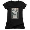 thumbnail image 1 of Star Trek Tos Episode 23 Junior Women's V-Neck T-Shirt Black, 1 of 1