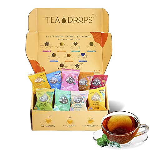 Tea Drops Ultimate Sampler Pack Includes Citrus Ginger, Sweet