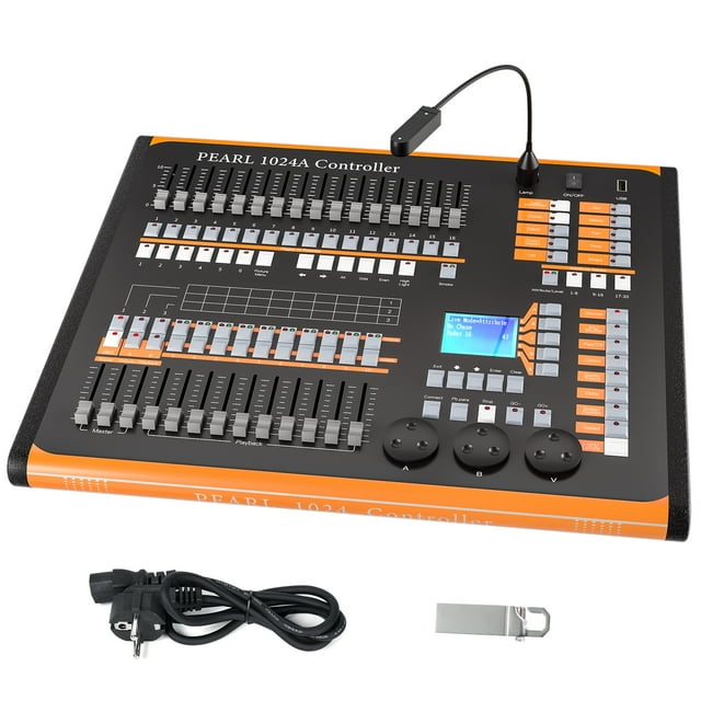 DMX 1024 Controller for DJ Lights DMX Console Stage Light Controller for Disco Pub Night Club Bars
