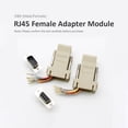 thumbnail image 2 of Customizable Pinout RJ45 to RS232/DB9 Serial Adapter - Low Signal Loss, Anti-Interference Network to 9-Pin Serial Port Converter Module (Size: 4.8x3.2x1.5cm, Weight: 19g), 2 of 6