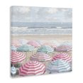 thumbnail image 2 of Stupell Industries Transitional Bright Beach Umbrellas Scene Canvas Art, 17 x 17, by Amber Sterling, 2 of 7