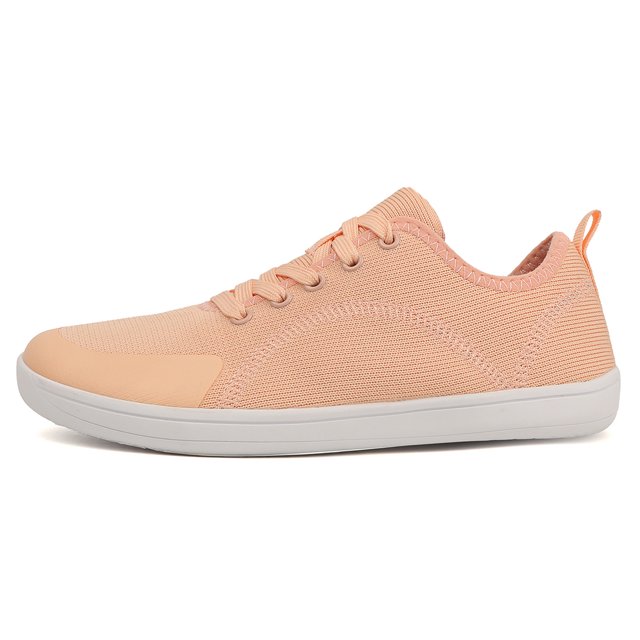 Zapatos anchos descalzos zapatillas de deporte de malla de moda antideslizantes sólidas para actividades al aire libre