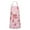 Strawberry Plants Fruit-3, variant on Strawberry Plants Fruit Light Pink Pattern Apron-Garden Aprons for Women with Pockets-Cotton Linen Waterproof Kitchen Cooking Gardening Aprons Adjustable for Kitchen,Cooking,BBQ and Salon 33x27 Inch