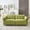 Green, variant on AOOWOW 83.5 Inch 2 Seater French Vintage Cloud Sofa, Cream Style Upholstered Couch with Linear Design and Hidden Storage, Living Room Furniture - Black