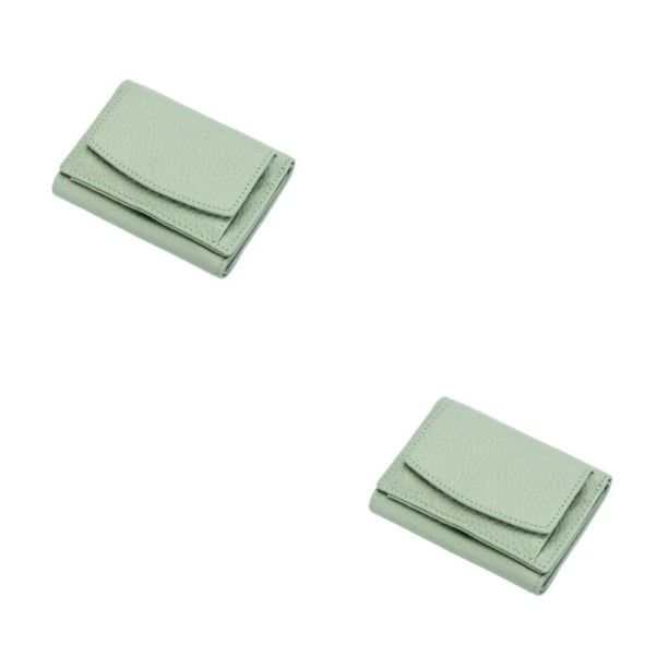Sonducket Carteras de moda para una variedad de: para mujer, cartera, monedero, mini cartera para mujer. verde claro verde claro 2piezas