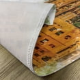 thumbnail image 5 of Ambesonne Retro Place Mats Set of 4, Historic Italian Town, Standard Size, Orange White, 5 of 6