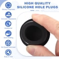 thumbnail image 3 of Uxcell 8 Pcs Tapón de Silicona en Forma de T, Diámetro 31 mm/1.22 Pulgadas, Tapón de Silicona Impermeable Reutilizable para Sellar Agujeros Redondos en Equipos de Tuberías, Negro, 3 of 7