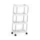 thumbnail image 5 of Carro de almacenamiento con ruedas, carrito utilitario rodante, carrito organizador de baño extraíble, carrito de almacenamiento de cocina para cuarto 4 capas ensanchadas, 5 of 8