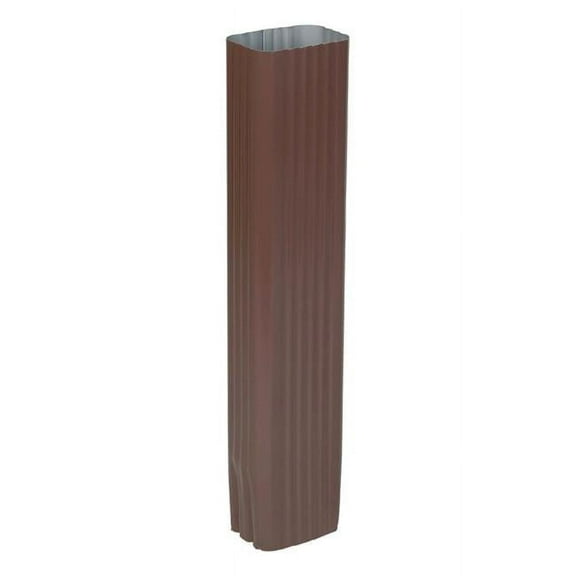 Amerimax 3 in. H X 4.25 in. W X 15 in. L Brown Aluminum K Downspout Extension