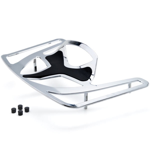 Kapsco Moto Luggage Rack Chrome Cargo Travel Trunk Rack Mount For Honda Goldwing GL1800 Models 2007-2008 Except F6B