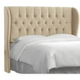 thumbnail image 1 of Skyline Furniture Sydney Tufted Wingback King Headboard in Buckwheat, 1 of 1