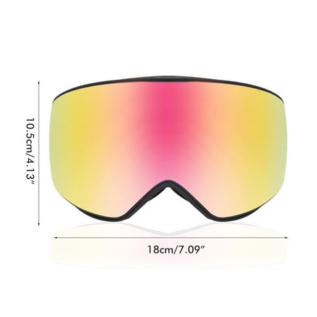 Ski Goggles for Adults Double-layer Anti-fog and Windproof