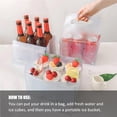 thumbnail image 4 of Bolsa Refrigerada Bolsa De Almacenamiento De Bebidas Frías De Plástico Transparente Impermeable Con Asa Portátil Para Almacenamiento De Bebidas Frías Transporte De Entrega Eigraketly HA013592-00, 4 of 7