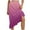 Purple-1, variant on Aofany Women's Boho Floral Print Skirts High Waist Midi Skirt Summer Ruffle Beach A Line Swing Long Skirts for Women