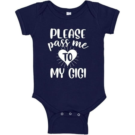 

Please Pass Me To My Gigi Baby Romper Or Toddler Shirt Funny Grandma Baby Clothes