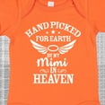 thumbnail image 4 of Inktastic Handpicked for Earth by My Mimi in Heaven with Angel Wings Boys or Girls Baby Bodysuit, 4 of 5