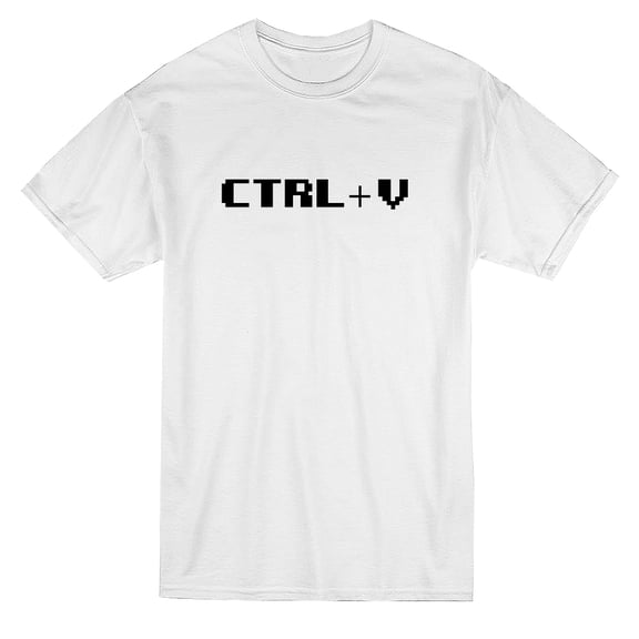Control V Quote Design Men's T-shirt