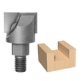 thumbnail image 2 of 1 Piece Woodworking Bottom Cleaning Bit Carbide Tip Cutter 10x26mm, 2 of 8