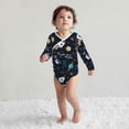thumbnail image 4 of Sigee Space for Baby Unisex Baby Cotton Long-Sleeve Bodysuits Soft Cotton, Breathable-12 Months, 4 of 6