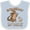 Blue and White, variant on Inktastic Someday I'll Rock a Beard Like My Uncle-bearded Dragons Boys or Girls Baby Bib