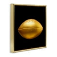 thumbnail image 4 of Stupell Industries Gold Designer Football Sports Painting Gold Floater Framed Canvas Art Print Wall Art, 25 x 25, 4 of 10