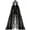 Black, variant on Jiibva Halloween Bat Print Mesh Cape Gothic Hooded Witch Cloak Black 190cm