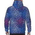 thumbnail image 7 of Naloa Ireworks In The Night Sky Men's Casual Hooded Collar Drawstring Hoodies Pullover Sweatshirts Casual Long Sleeve Shirts-Medium, 7 of 7