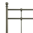 thumbnail image 2 of Hillsdale Furniture Providence Metal Twin Headboard, Aged Pewter, 2 of 8