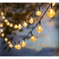 thumbnail image 2 of Plow & Hearth Multi-Function Solar Ball String Lights with 50 Warm White LEDs, 2 of 5
