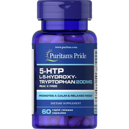 Puritan's Pride 5-HTP 200 mg (Griffonia Simplicifolia)-60 (5 Htp Best Brand Ratings)