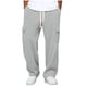 thumbnail image 1 of Ceisia Men's All-Season Solid Color Workwear Gift Pants - Elastic Waist Drawstring Pocket Oversized Comfort Pants, 1 of 8