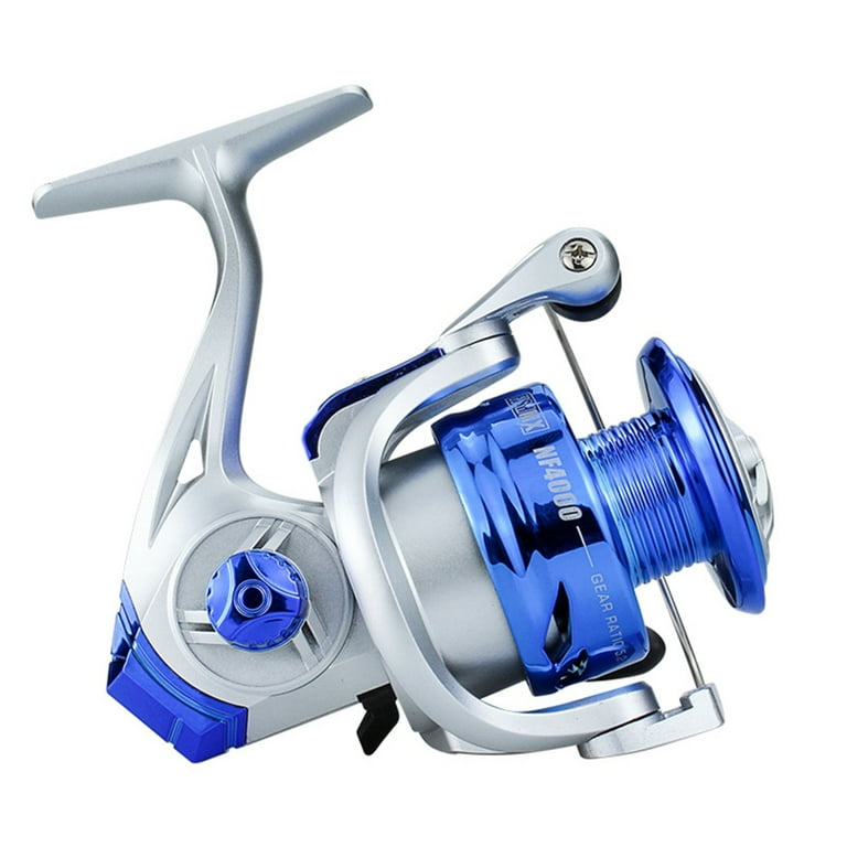 Saltewater Metal Fishing Reel with Smooth Bearings Design for Saltwater  Fishing Use Blue 6000 