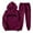 A-Wine320, variant on XIAOCHA Womens "New York" Letter Tracksuit Loose Fit Hoodie & Sweatpants Set Casual Trendy Streetwear Sportswear Set