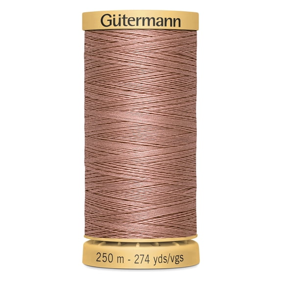 Gutermann Natural Cotton Thread 273yd-Rose Red